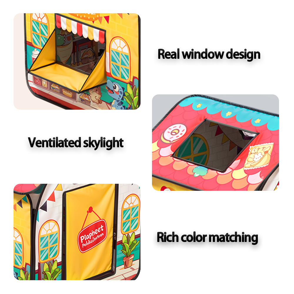 跨境亚马逊万圣节圣诞节儿童帐篷室内游戏屋小房子过家家玩具屋详情9