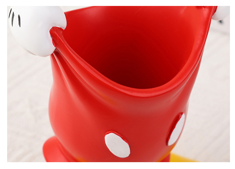 创意工艺品米奇笔筒 树脂摆件化妆笔收纳筒卡通装饰摆件文具笔筒详情13