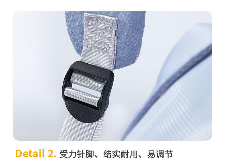 超轻便携可折叠收纳双肩包 户外短途旅行大容量背包 防水耐磨书包详情15