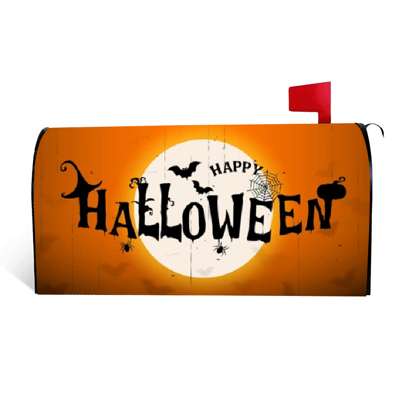 New cross-border elastic band Halloween decoration mailbox cover, Oxford cloth garden mailbox protection dust cover pic 10