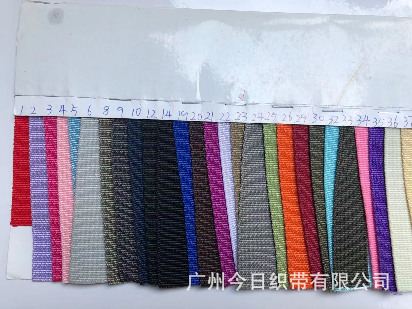 美国纹彩色坑带丙纶PP织带背包箱包书包带捆绑打包编织带批发外贸详情14