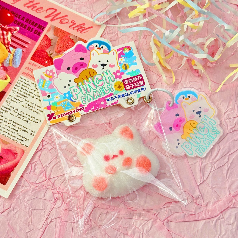 食品级硅胶小挂件捏捏乐解压玩具减压玩具捏捏樂商超款24个装彩盒详情16