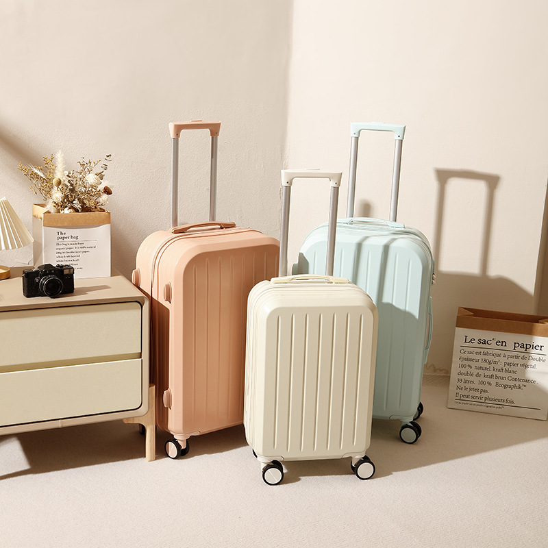 行李箱20寸多功能带杯架旅行箱女24寸学生密码箱万向轮拉杆箱批发详情5