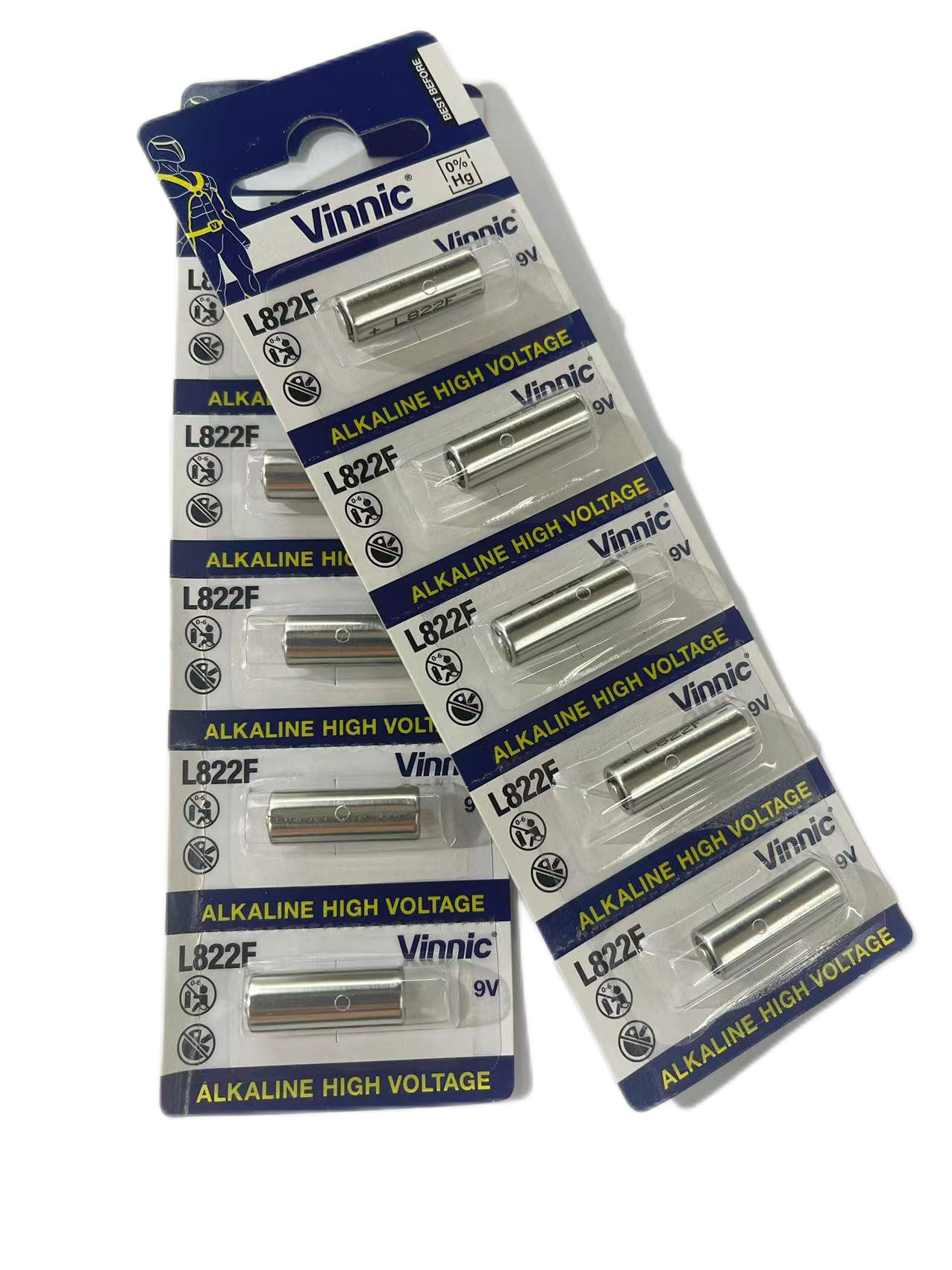 银战士 L822F通用 9V小电池 高电压 无汞碱性遥控器电池 小号防盗详情4