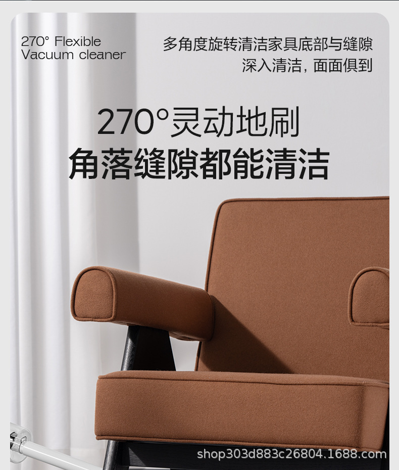 新款家用吸尘器大吸力手持式便携干湿两用除螨小型扫地拖地机批发详情23