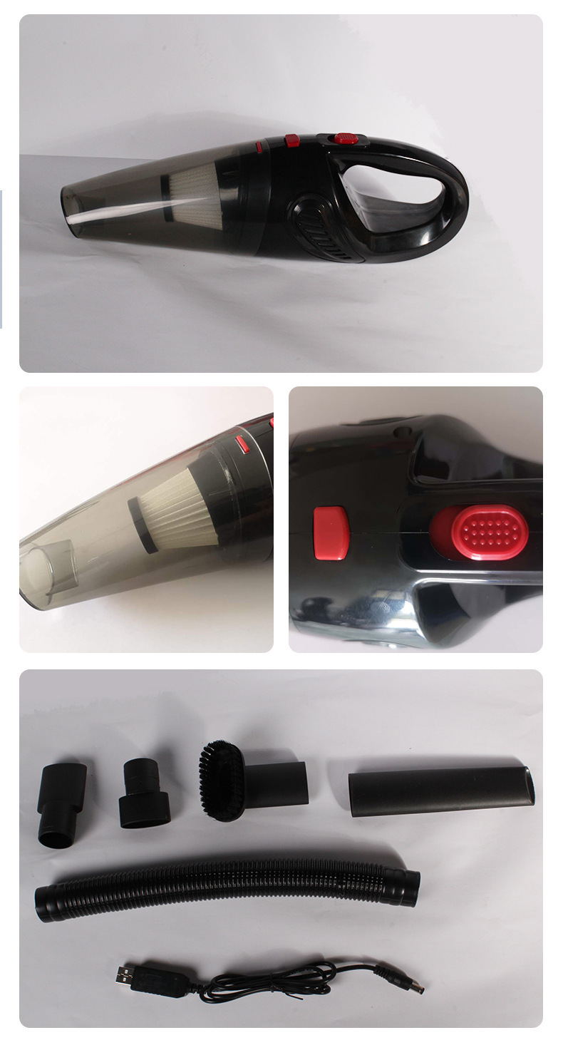 Wireless pet vacuum cleaner, 120W high power, car and home dual-purpose handheld rechargeable dry and wet vacuum cleaner pic 28