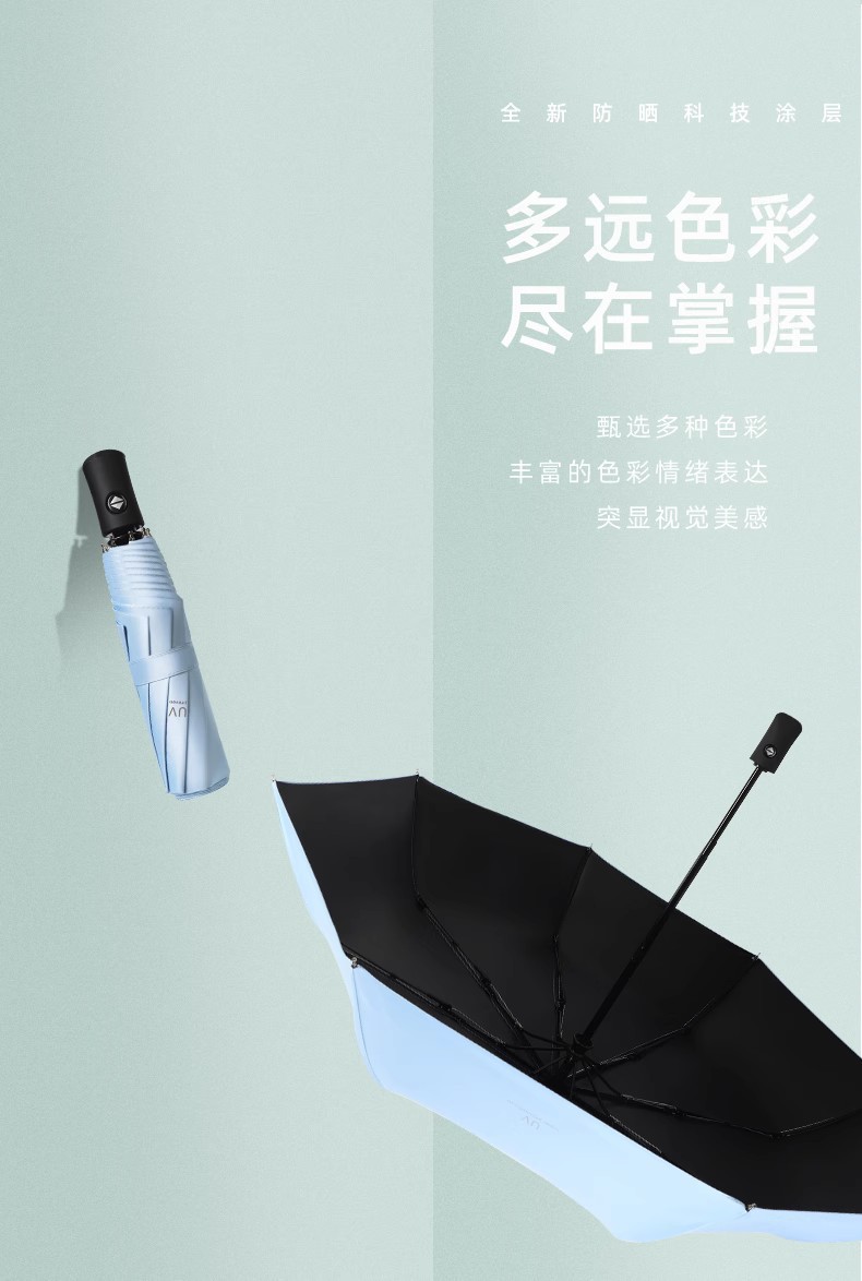 全自动雨伞男大号双人女晴雨两用遮阳伞防晒伞防紫外线广告印logo详情50