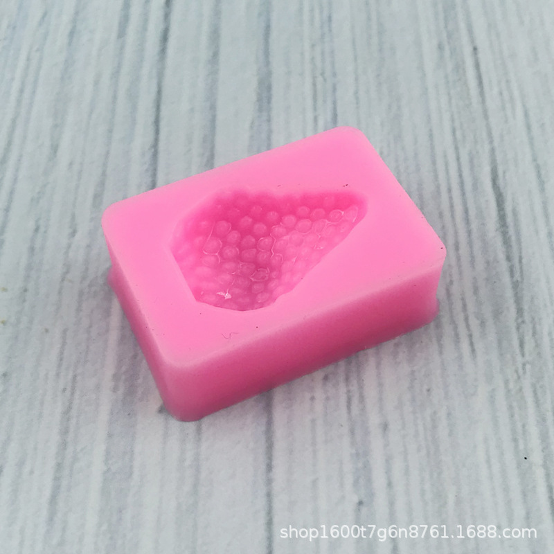 Small strawberry chocolate fondant mold, fruit mousse pudding mold, scented candle, gypsum resin, handmade soap mold pic 5