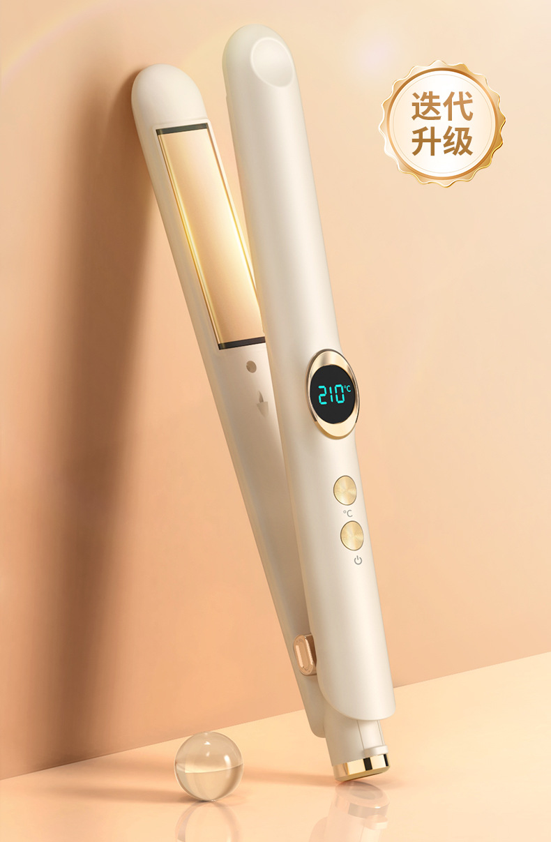 Cross-border negative ion straightening plate clip does no harm to hair. It can be used as a curling iron for both curling and straightening, a hair straightening device for women, and a power generation plate pic 2