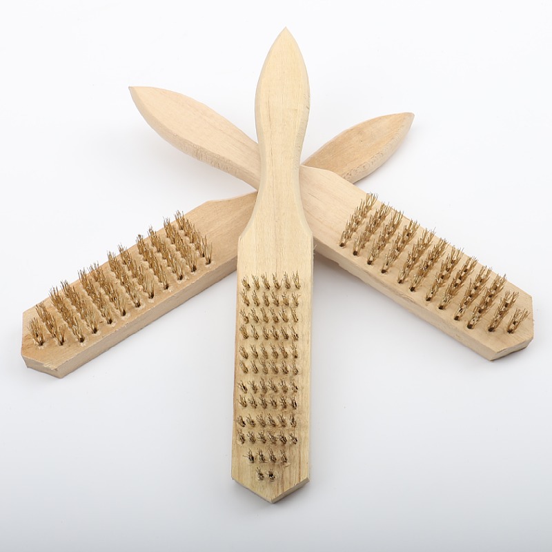 Wholesale of wooden handle steel wire brushes, rust removal brushes, fish scale brushes, grinding, rust removal, polishing and cleaning tool brushes from the manufacturer pic 18