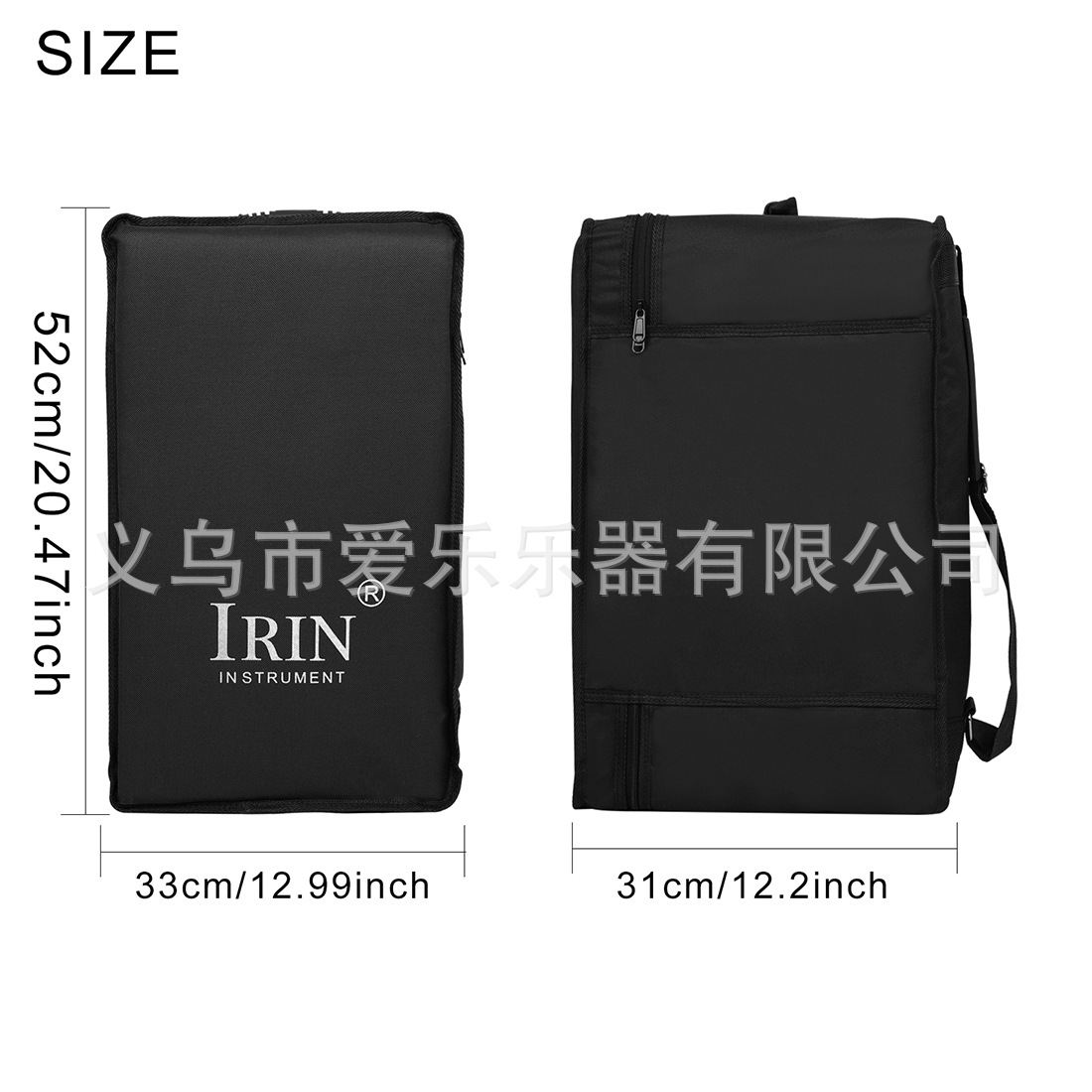 IRIN加厚卡洪鼓鼓包打击木箱鼓包手提双肩背包手拍鼓卡宏鼓收纳包详情3