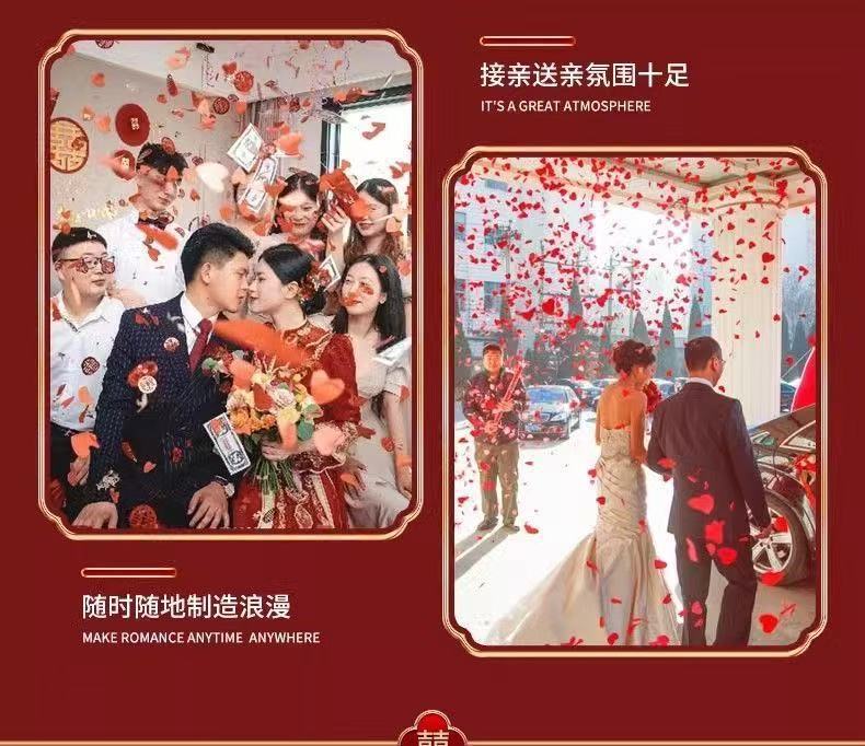 厂家直销高端结婚婚庆订婚用品手拧手持礼花炮筒花瓣雨爆款批发详情9