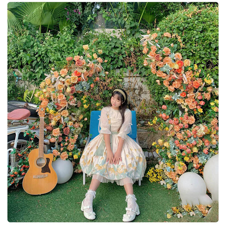 定制婚庆玫瑰瀑布仿真花假花瀑布墙网红玫瑰花背景墙情人节花详情14