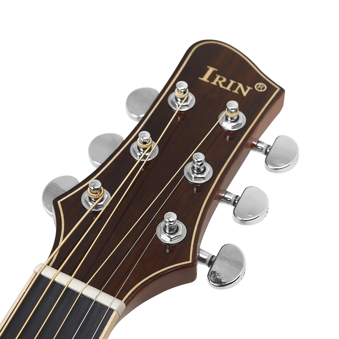 IRIN high-end 40-inch folk guitar with spruce top, mahogany back and side panels, adult acoustic guitar wholesale pic 15