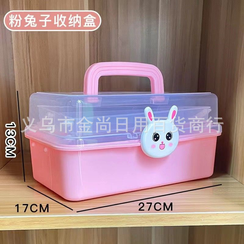 家用可爱卡通医药箱学生宿舍常备医疗箱急救药物药品收纳盒小药箱详情9