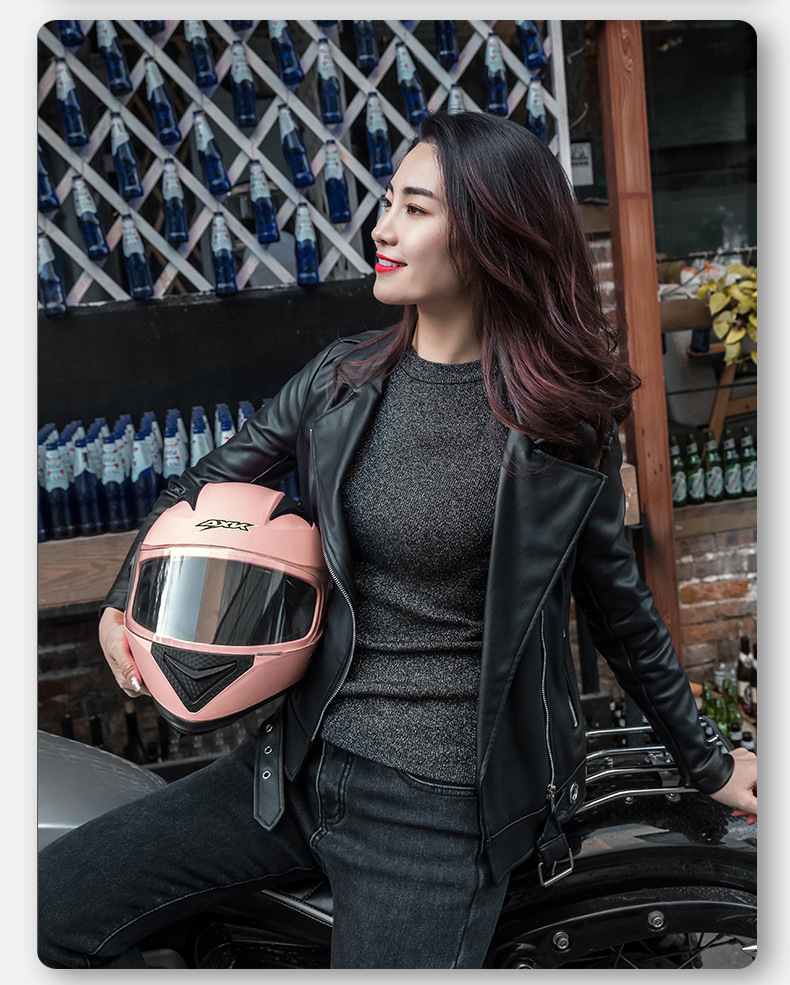 外贸专供电动车头盔男士保暖冬季全盔女四季通用安全盔跨境详情12