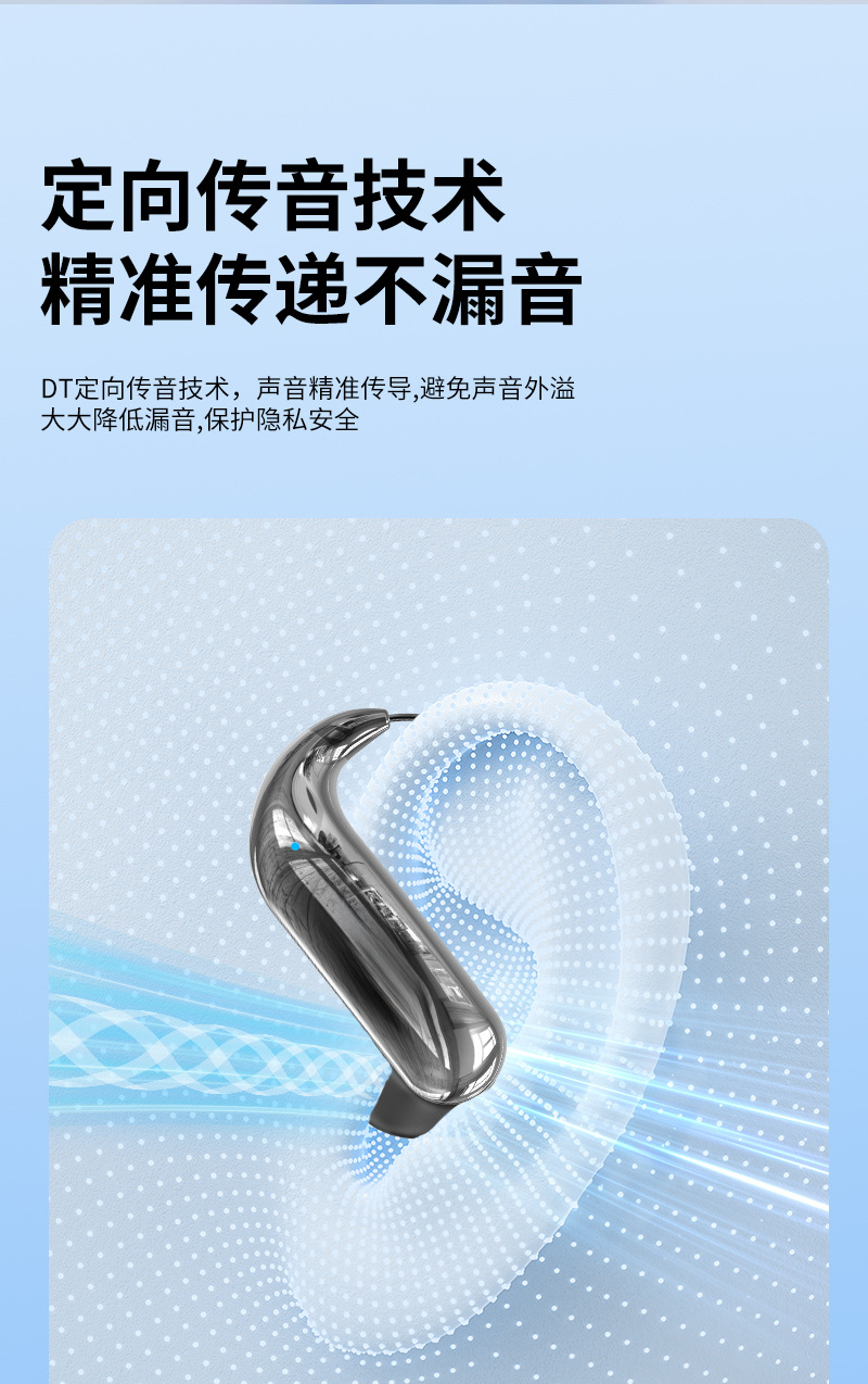 Amazon Bluetooth headphones, over-ear AI translation headphones, in-ear wireless, open, running, ultra-long battery life, new pic 7