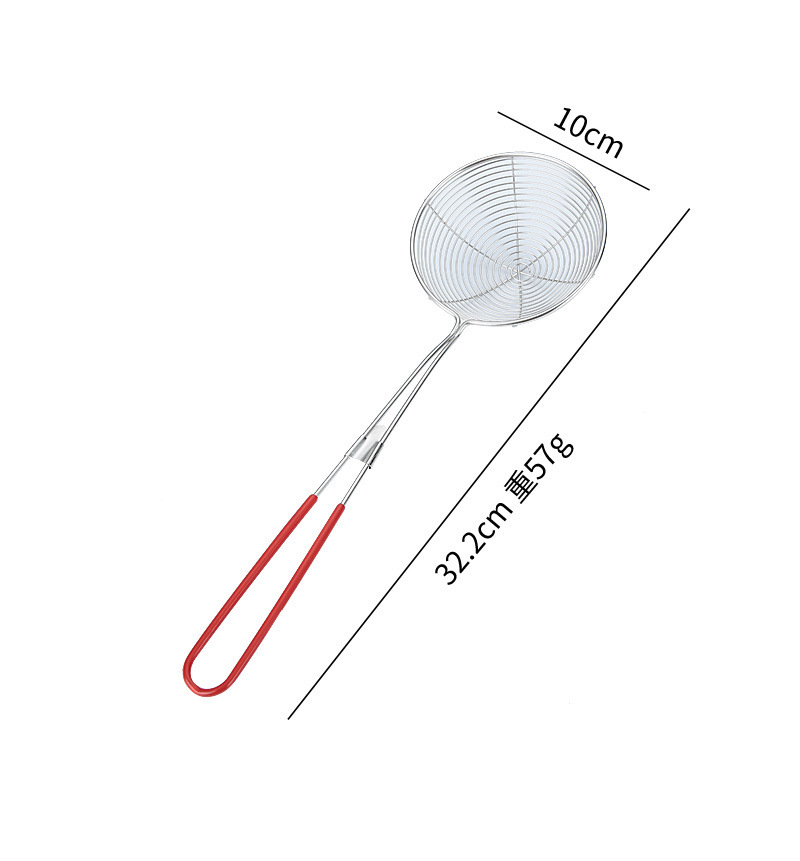 201不锈钢小漏勺线漏过滤网筛油炸厨房笊篱网漏小捞勺网漏用具详情12