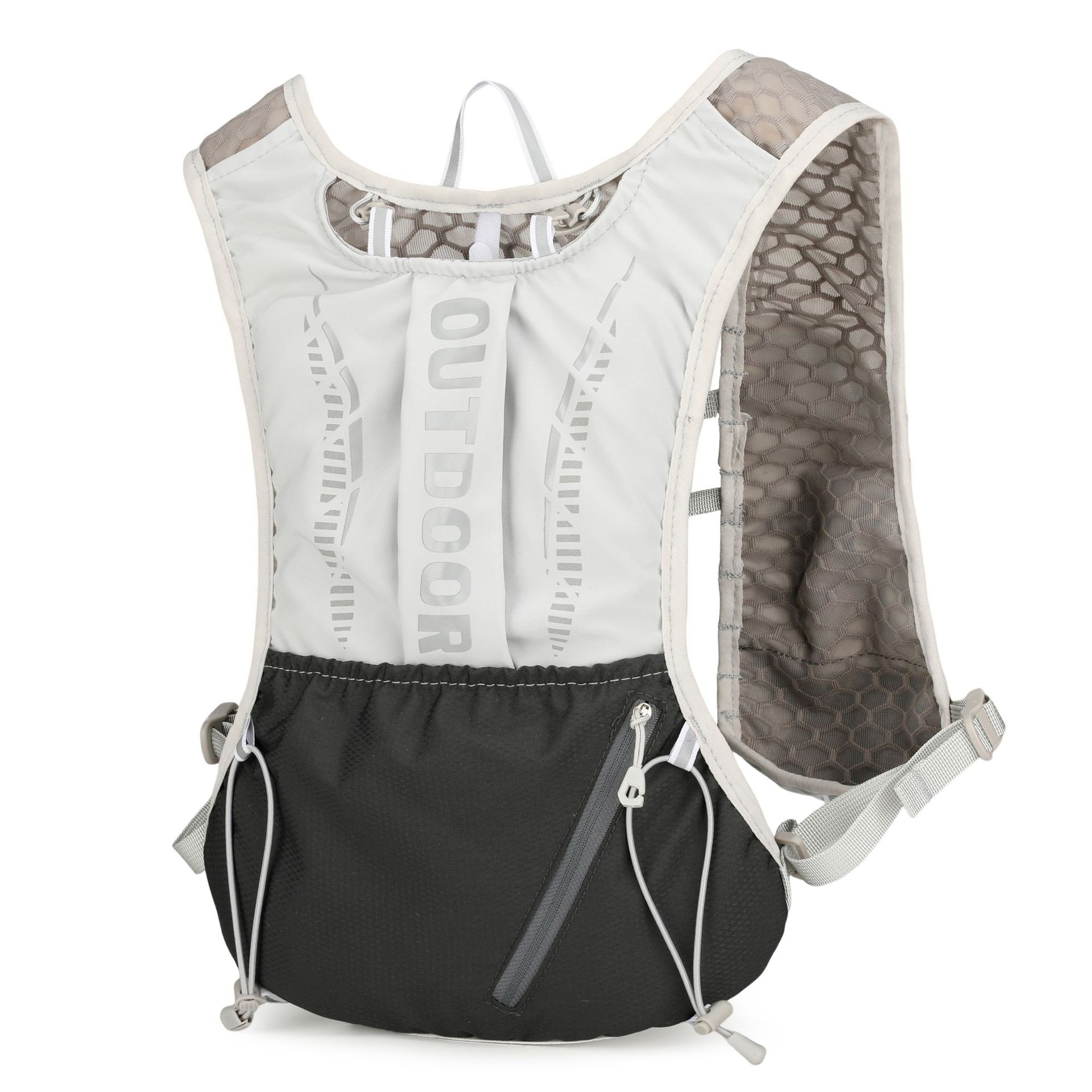 新款多功能尼龙跑步背包 安全反光运动背包水袋背包 骑行包详情39