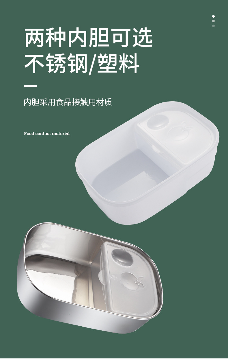 Electric heating lunch box, portable microwave oven heating lunch box, plug-in version, self-heating for office workers and students pic 3