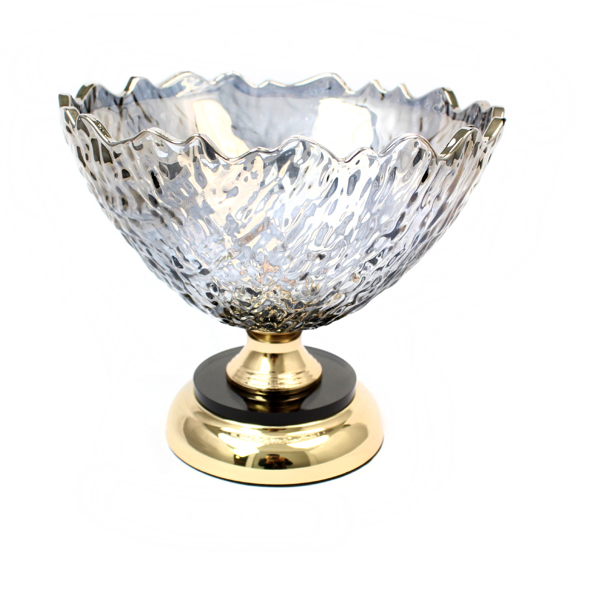 The new cross-border 2024 glacier bark glass fruit plate, fruit blue fruit bucket, kitchen and living room ornaments are selling well pic 18