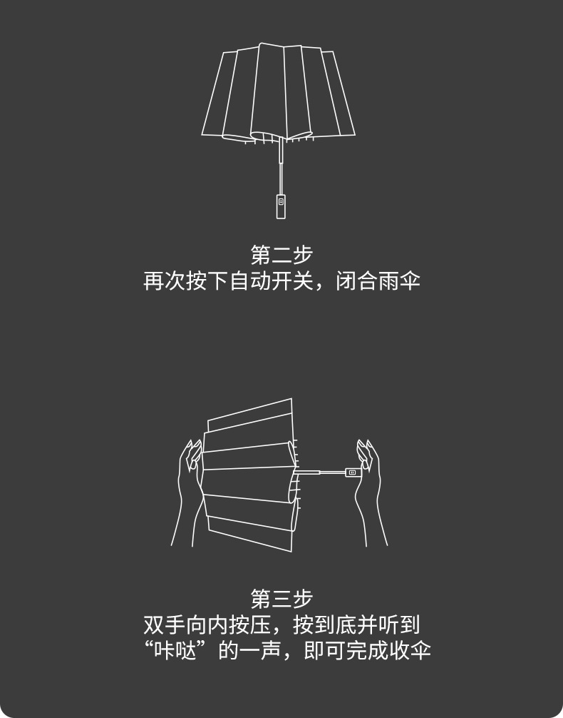 雨伞大号折叠高级感遮阳自动伞抗风暴大伞晴雨两用伞加大加固加厚详情19