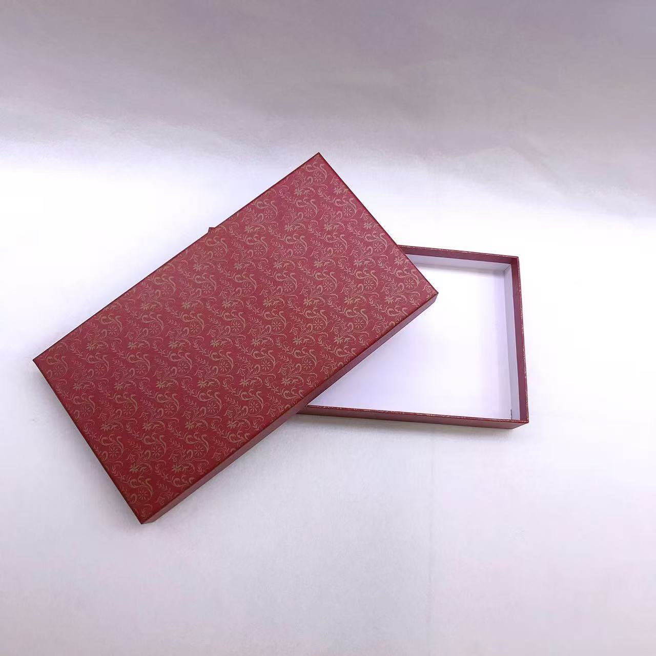 Silk scarf box, scarf packaging box manufacturer direct sales, top and bottom cover paper box, simple empty gift box wholesale pic 10