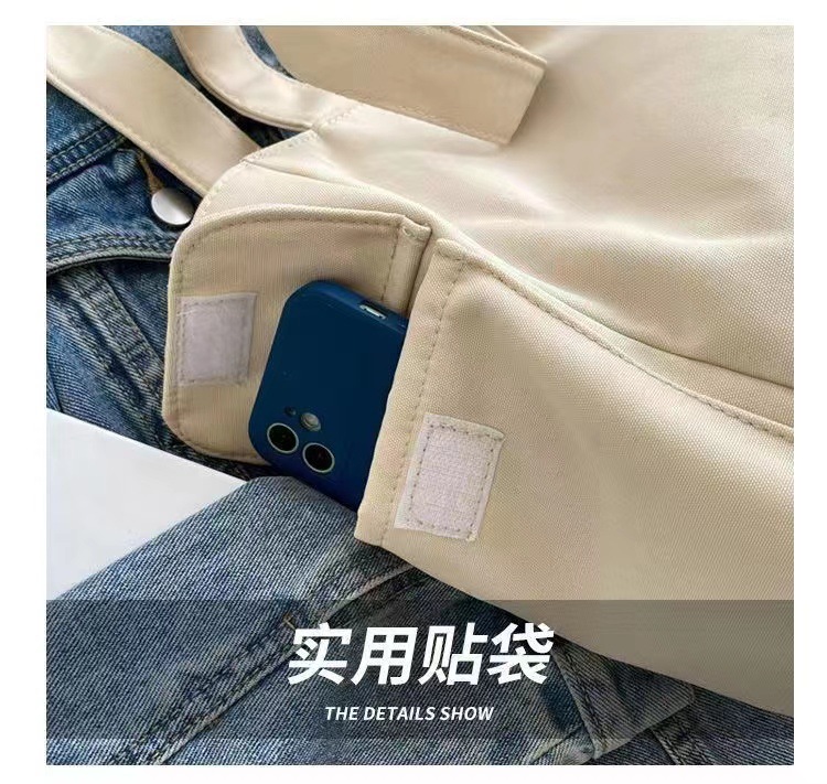 Oxford cloth bag, large-capacity canvas bag for girls, single-shoulder bag, versatile tote bag for students, handbag, shoulder bag pic 5