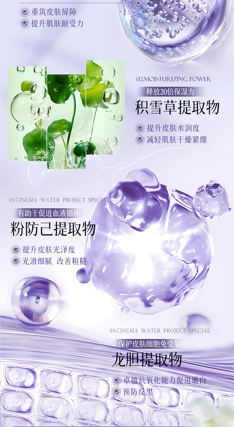 LMLTOP 莹润臻护精华保湿补水润肤露400ml  香氛滋润身体乳详情9