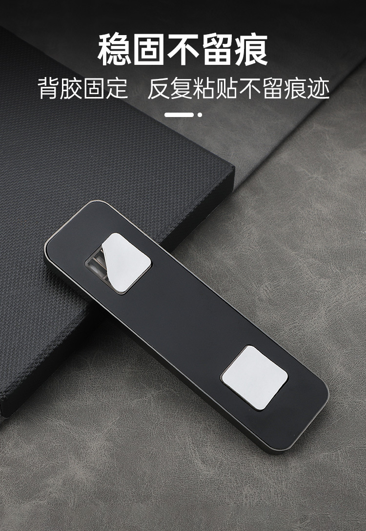 翻转隐藏式车载临时停车牌金属挪车电话号码牌创意个性车内移车卡详情7