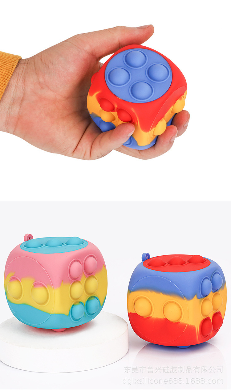 New Rat Killer Pioneer 3-color segmented dice pressure relief balls for children, direct supply from the manufacturer. Pressure pinch balls pic 8