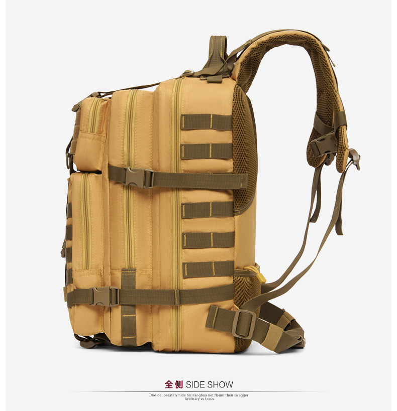 跨境战术包野外露营包登山包迷彩双肩包大容量高级感户外徒步背包详情26