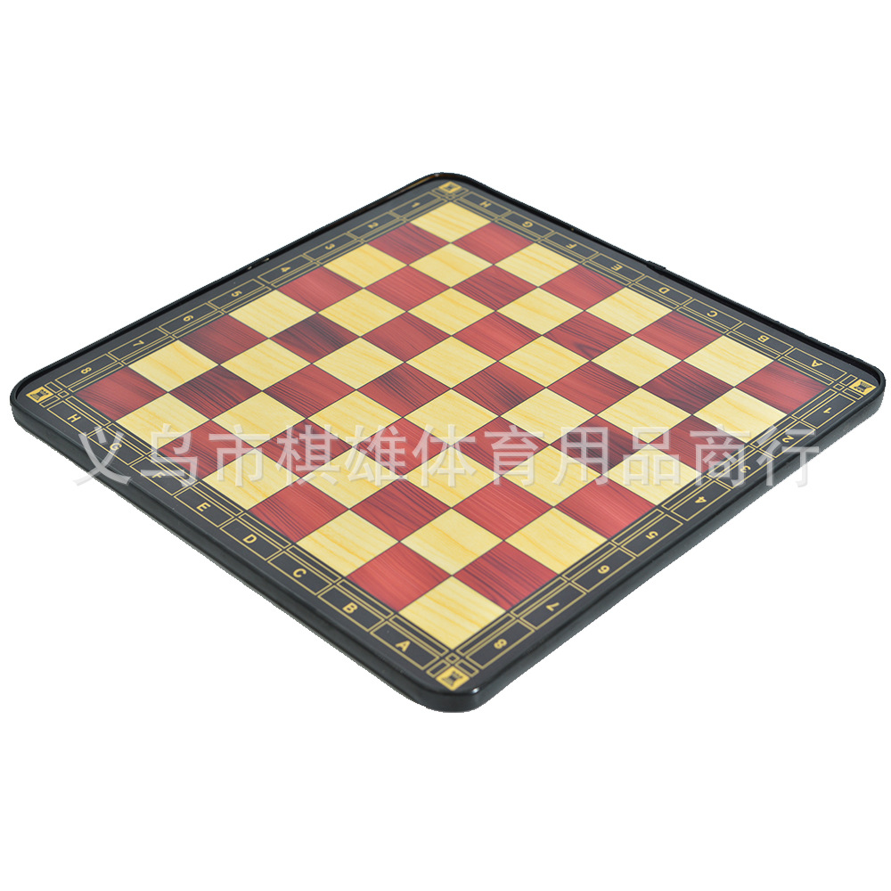 高光亮面漆艺棋盘桌游国际象棋游戏玩具棋牌娱乐不含棋子33CM详情5