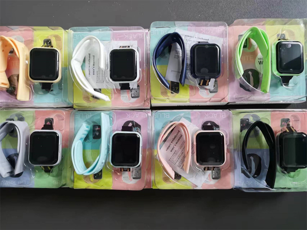 跨境爆款y68智能手环 运动心率监测信息推送天气同步D20 智能手表详情5