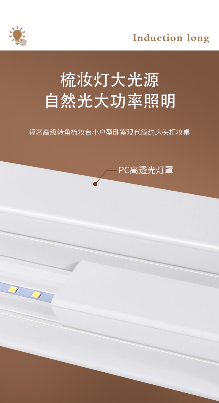 Intelligent led human body sensor light, magnetic self-adhesive wireless night light, long strip charging, cabinet and wardrobe light strips and light strips pic 8