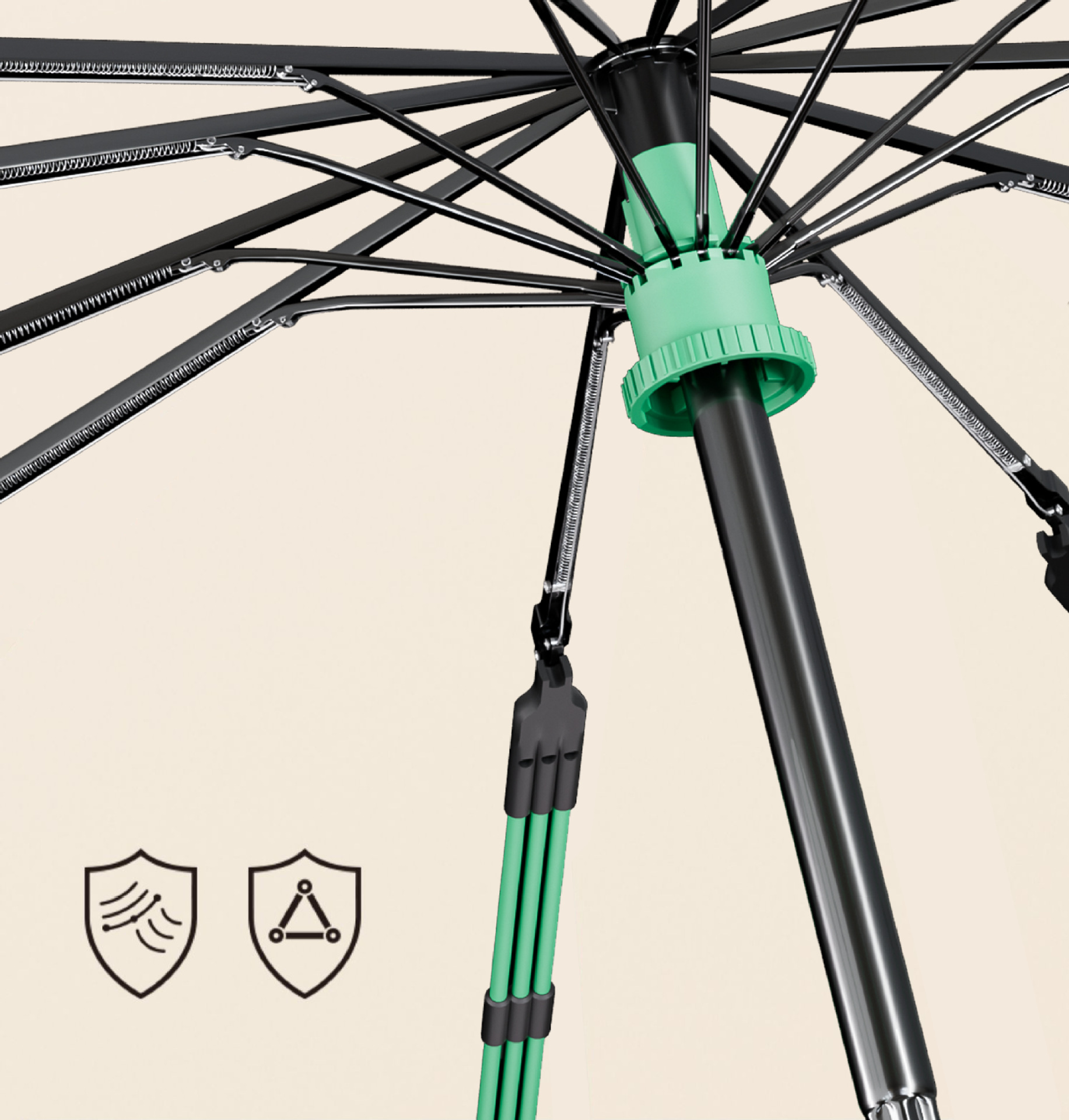 60骨伞晴雨两用全自动男士伞定制批发雨伞折叠伞高级感遮阳太阳伞详情8