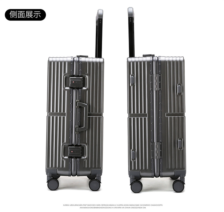 宽拉杆铝框行李箱万向轮大容量20寸24可登机密码箱旅行箱时尚拉杆详情18