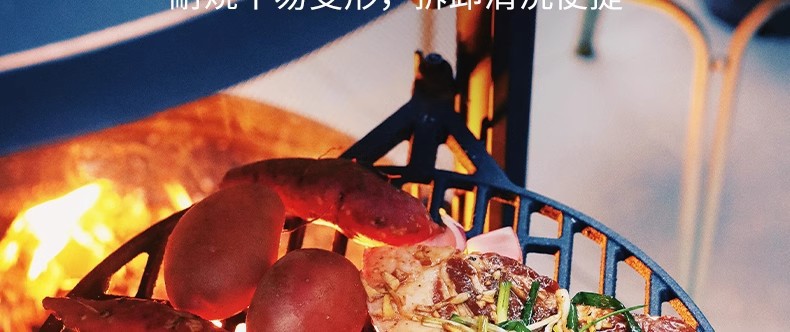 星辰户外取暖炉花园柴火庭院烤火炉家用烧烤木炭篝火室外围炉煮茶详情38