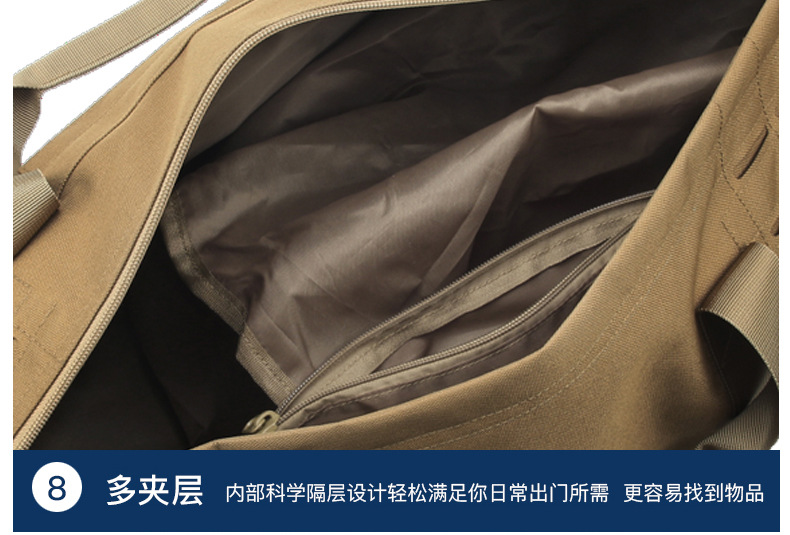 Yitu Wholesale commuter single-shoulder crossbody hand-carry travel bags for men, large-capacity outdoor storage luggage and fitness bags pic 21