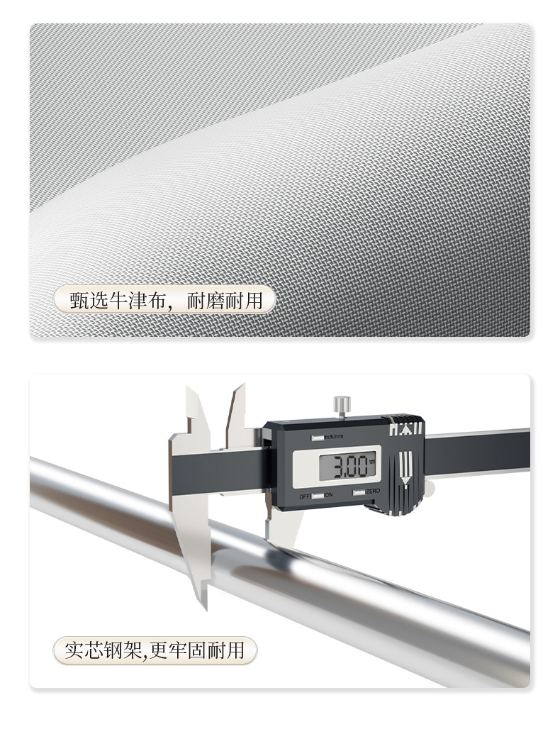 新品加厚牛津布收纳箱布艺防水纯色整理箱家用折叠储物箱百纳箱日用百货收纳防尘详情10
