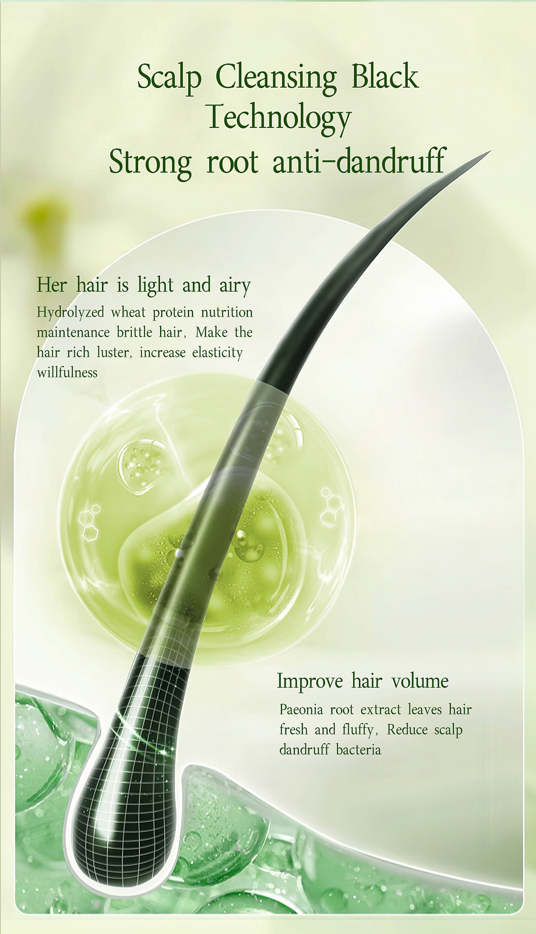 LMLTOP 控油袪屑香氛洗发露500ml 清爽洗发水 跨境专供VN LML2118详情5