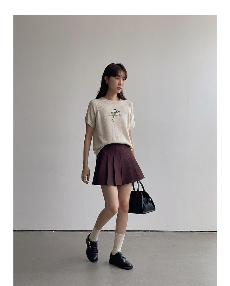 【主推 首尔私校百褶裙】高腰显瘦A字jk短裙女夏新款半身裙N127B详情48