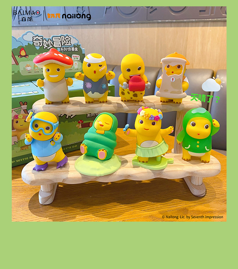 正版奶龙奇妙冒险系列潮玩公仔可爱动漫摆件玩具礼物手办盲盒批发详情15