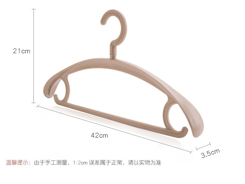 无痕加厚衣架家用挂衣晾衣服大衣挂架无痕撑子不鼓包防肩挂衣架详情8