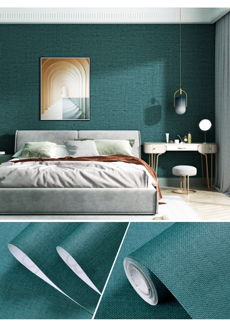 桌面贴纸肤感膜家具翻新防水防潮自粘墙纸衣柜门橱柜柜子改色贴膜详情37