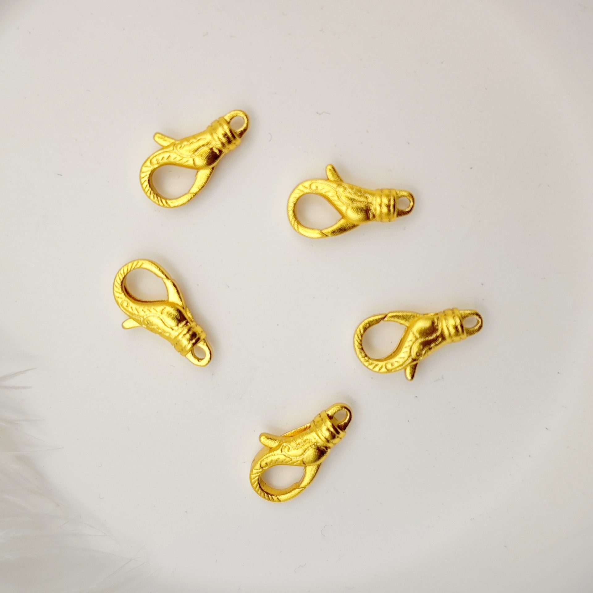 保色古法金饰品扣异型扣diy手链项链扣连接扣详情4