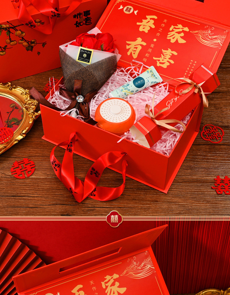 批发结婚伴手礼婚礼伴娘伴郎礼盒高档实用结婚礼物吾家有喜回礼详情15