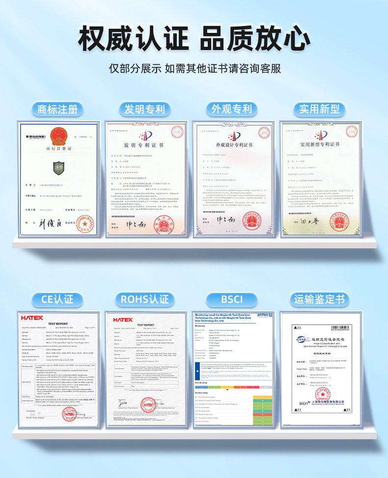 门窗报警器门把手警报器振动感应室内防盗白色厂家批发便携式详情11