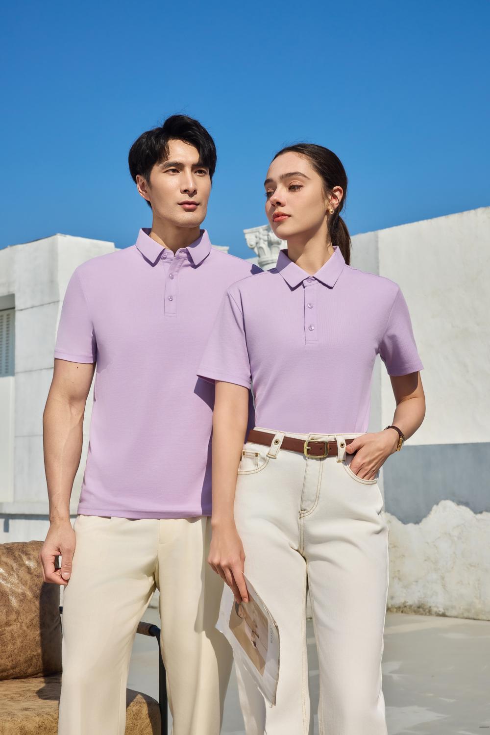 Polo衫女短袖时尚棉T上衣 Polo领连衣裙详情23