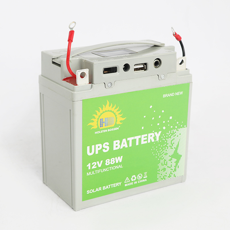 USB储能蓄电池 太阳能12V房车夜市天能应急电源铅酸电池胶体电瓶详情27